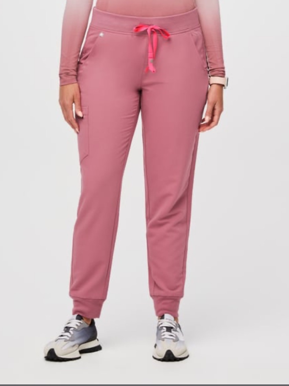 Figs Zamora Jogger Scrub Pants in Quartz Pink MP